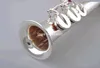 Горячие продажи MARGEWATE Straight Soprano S-902 B Flat саксофон латунь посеребренные инструменты музыка с мундштуком чехол