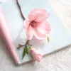 6 pièces décor soie artificielle Magnolia fleur artificielle buisson pour la maison fête mariage nouvel an décoration de noël livraison gratuite