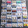 Nowa Moda Kolorowe Klejnot Kolczyk Drop Dangle Resin Oświadczenie Kolczyki Dla Kobiet Kryształ Kolczyk Urok Biżuteria