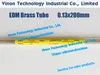 0.18×200mmの真鍮の管の単一チャンネル（100ピン/ロット）、真鍮のEDMチューブ電極シングルホールDIA = 0.18mm L =小穴EDM穴あけのための200mm