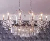 Pomysł klubowy LED Crystal Lighting Luksusowy prostokątny kryształowy żyrandol nowoczesny wielka hala el villa jadalnia LED żyrandole LLF2686
