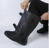 Sapatos de chuva de pvc tampa homens homens botas de neve de inverno impermeabilize espesso espesso que não deslize o fundo resistente a desgaste casos de botas de chuva de tubo alto