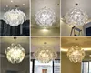 Modern Laser Apple Chandelier Acrylic Transparent Chandelier Lighting Living Room Bedroom Dining Room Lights Apple Lamp