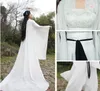 High End Oriental Girl Biały Kostium Starożytne Chiny Wróżka Hanfu Sukienka Wschód Wschód Styl Świeży Elegancki Miecz Lady Chiński Ludowy Taniec Odzież