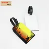 Sublimation Blank BaggageBags Accessori carini novità mdf wood funky da viaggio funky etichetta etichetta per valigie etichette bagagli drop shipping