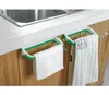 Solid Hanging Kitchen Cabinet Cupboard Door Back Stand Trash Rack Style Storage Garbage Bags Trash Holder7609879