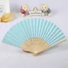 Personalized Wedding Fan Customized LOGO Hand-made Folding Fan Wedding Party Favor Gifts Giveaways For Guest LX1637