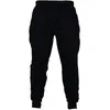 Homens Calças Casuais Moda Inverno Quente Sweatpants Calças Lã Calças Reta Calças Sólidas Loose Slim Hiphop Streetwear