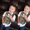 2020 Custom Camo Boy's Formal Wear Camuflagem Árvore Real Satin Vest Venda Barato Somente colete para casamento Kids Boy Formal Wear