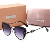 Дизайнер бренда поляризованные солнцезащитные очки для кошачьих глаз для мужчин Женщины высококачественные спортивные солнечные стеклянные линзы Gafas de Sol с полным ACCES6227023