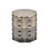 Wholesale 4 Part Diameter 45mm Heavy Zinc Alloy Herb Grinder Gear Spice Tobacco Grinder Smoking Crusher Hand Muller