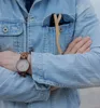 BOBO Bird Classic Men Custom Wood Watch and Wood Solglasögon Suit Nu