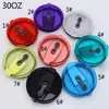 Drinkware Lid For 30oz 20oz Cup Colors Lids Waterproof Seal Clear Covers Replacement Resistant Proof Cars Beer Mugs Lid EEA1608