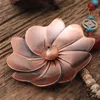 Metal Cherry Blossom Incense Burner Alloy Mini Joss Stick Censer Holder Sandalwood Censer Home Decor