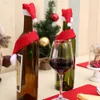 Boże Narodzenie tkaniny sztuki szalik kapelusz dekoracji butelki wina
