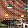 53 centímetros tamanho Red marrom padrão de tijolo grossa parede de PVC de vinil para paredes do quarto textura decoração de casa
