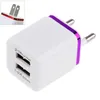 5V 2.1A Podwójny USB AC Podróż do ładowarki ściennej wtyczka podwójna ładowarka do iPhone'a 13 12 Pro Max Samsung Galaxy HTC Adapter smartfona