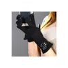Mode-Dames Bowknot Winter Warm Handschoenen Winterhandschoenen Dames Rijden Guantes Mujer Luvas de Inverno