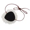 Cospty Women Halloween Carnival Party Costume Vintage Steampunk Key Lace Pu Leather Pirate Eye Patch Gothic Lolita Accessories1291U