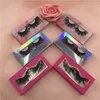 Şerit Kirpikler Satıcı Uzun Dramatik Zulüm Ücretsiz 3D Lashes 100% El Yapımı Vizon Kirpikler 25mm 3D Vizon