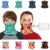 Crianças Bandana lenço Máscaras dos miúdos do esporte do pescoço manter aquecido máscaras lenço Máscaras Multi-Purpose PM2.5 Dustproof Neck rosto sem filtro