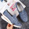 Designer Verhoogde Loafers Dames Schoenen Espadrilles Slip-on Casual Schoenen Platform Comfortabel Ademend Meisje Lederen Sandal Big Size EU35-43