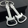 Personlighet Keychain Tool Electric Guitar Bottle Opener Design Originality Nyckelring Små Present Pendant Nyckel Calces grossistpris