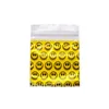 100pcs/lot Smile Printing Small Size Self Sealing Zip Lock Bags Jewelry Package Plastic Zipper Packaging Bags