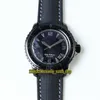 ZF TOP Wersja Fifty Fathoms 5015-11C30-52A Sapphire Pvd Dark Knight Black Dial Cal 1315 Automatyczne męskie zegarek Pasek Pasek Desigte217Q