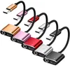 adattatore OTG di tipo c Convertitore da USB tipo C a 3,5 mm Adattatore di ricarica rapida USB-C Adattatore jack per cuffie Connettore per cavo di ricarica per cuffie