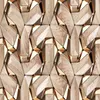 Samoprzylepna tapeta ścienna Nowoczesny 3d abstrakcyjna geometria Gold Metal Pattern Photo Wall Paper Salon KTV Wodoodporne płótno