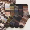 Chaussettes pour hommes 1 paire vendre hiver hommes wocks chaud épais laine Sokken mélange cachemire unisexe tenue décontractée