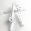 Morceau de quartz Morceau de haute qualité Touche Filtrer Tops Collecteur Tube de paille à ongles pour Tuyaux d'eau en verre