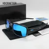 Hdcrafter Polarize Erkekler Kadın Güneş Gözlüğü Gözlükleri Büyük Boy Net Çerçeve Koruma Gözlük Gözlük Gafas de Sol CX200706