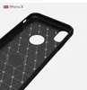 Coque de téléphone en fibre de carbone pour iPhone14 13 12 11 11pro X Xr Xs Max 8Plus Coque en caoutchouc de silicone pour Samsung S10 S10plus S9Plus