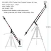 Freeshipping Carbon Fiber MINI jib crane Portable Jib Arm for Photography Tripod / DSLR Video Camera Standard Version+Bag Load 10KG