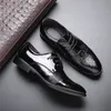 Krokodil Schuhe Schwarz Formale Schuhe Für Männer Oxford Männer Business Schuhe Leder Spitzen Sapatos Social Masculino Zapato Hombre 2020