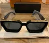 Heiße Modemarke „Millionaire“-Sonnenbrille, schwarz, übergroß, quadratischer Rahmen, hochwertige Luxus-Sonnenbrille mit polarisierten Originalverpackungen