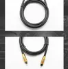 Digital Sound SPDIF Optical Cable Toslink Cable Fiber Optical Audio Cable with braided jacket OD6.0 1m 1.5M 2m 3m 5M