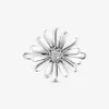 Nytt märke hög polsk band ring 925 sterling silver bana daisy blomma uttalande ring för kvinnor bröllop ringar mode smycken gratis frakt