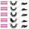 6D Mink Hair False Eyelashes with Tweezer Fluffy Lashes Set