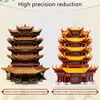 XINGBAO 01024 6794 adet Çin Sokak Binası Sarı Vinç Kule Set Meclisi Noel Oyuncaklar Modeli Yapı Taşları Tuğla Çocuklar Hediyeler