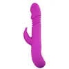 Big Sex Vibrator 10 Starke Vibrationsmuster Silikon Kaninchen Vibrator USB -Ladung rotierender Vibratoren für Sex