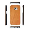 Étui de téléphone en bois véritable fait à la main pour Samsung Galaxy S7 s7edge s8 Plus Note 9 en bois de bambou avec couverture arrière rigide PC Samsung S9