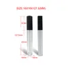 100pcs / lot tubo Lip gloss esvaziar recipiente de óleo lábio maquiagem recipiente de tubos de plástico quadrados 5ML Lip Gloss com atacado LX9321 preço