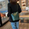 Designer-2019 Fashion Plaid Bags Lady Bucket Bag ShoulLther Väskor Wild Women Crossbody Bag New Senmeer / 10