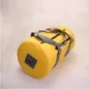Designer-PVC zeildoek waterdichte droge tassen 10 l reizen waterdichte zak met dubbele riem en zij rits zak zwemmen zakken