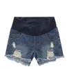 Zwangerschapsbodems Zwangere dames shorts Summer Wear Low Taisted Denim Losse broek voor vrouwelijke kleding