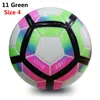 Haute Qualité 2018 Taille officielle 5 Taille 4 Ballon de football PU Pu PU Spectacle sans soudure Entraînement Football Soccer Matériel de football