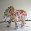 3m High Inflatable Balloon Elephant With Blower and LED Light For Wedding Decoration